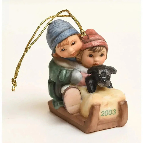 Berta Hummel Goebel 2003 "Away We Go" Christmas Ornament - Picture 1 of 6